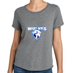 Women's Relaxed Tri Blend Scoop Neck Tee Thumbnail