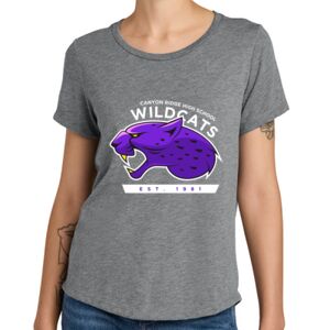 Women's Relaxed Tri Blend Scoop Neck Tee Thumbnail