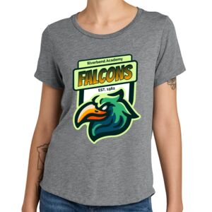 Women's Relaxed Tri Blend Scoop Neck Tee Thumbnail