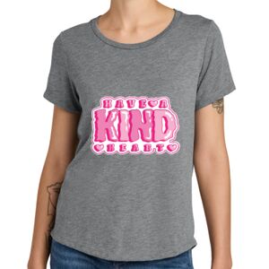 Women's Relaxed Tri Blend Scoop Neck Tee Thumbnail