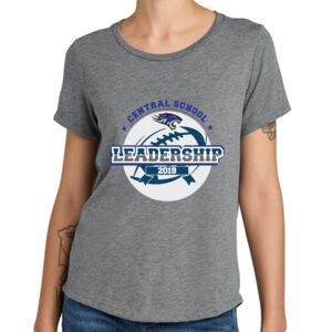 Women's Relaxed Tri Blend Scoop Neck Tee Thumbnail