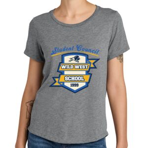 Women's Relaxed Tri Blend Scoop Neck Tee Thumbnail