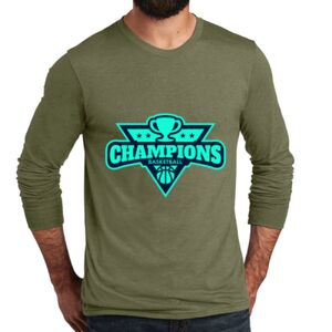 Unisex Tri Blend Long Sleeve Tee Thumbnail