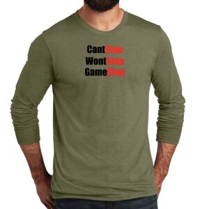 Unisex Tri Blend Long Sleeve Tee Thumbnail