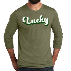 Unisex Tri Blend Long Sleeve Tee Thumbnail