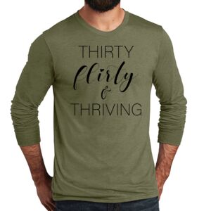 Unisex Tri Blend Long Sleeve Tee Thumbnail