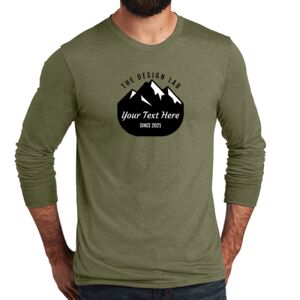 Unisex Tri Blend Long Sleeve Tee Thumbnail