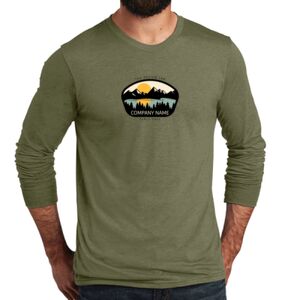 Unisex Tri Blend Long Sleeve Tee Thumbnail