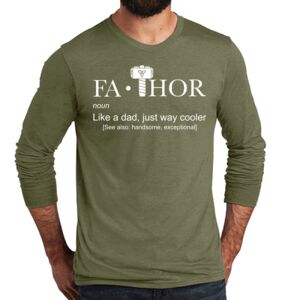 Unisex Tri Blend Long Sleeve Tee Thumbnail