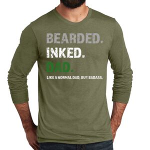 Unisex Tri Blend Long Sleeve Tee Thumbnail