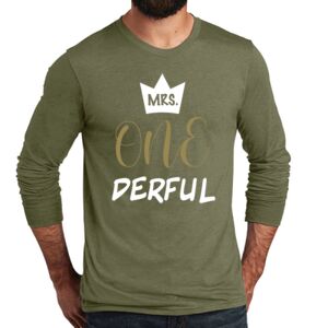 Unisex Tri Blend Long Sleeve Tee Thumbnail