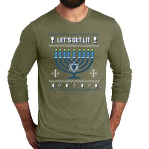 Unisex Tri Blend Long Sleeve Tee Thumbnail