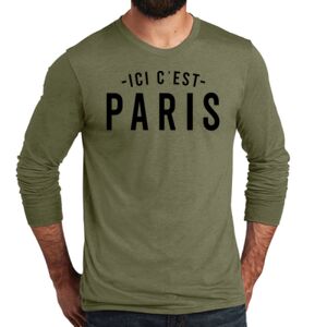 Unisex Tri Blend Long Sleeve Tee Thumbnail