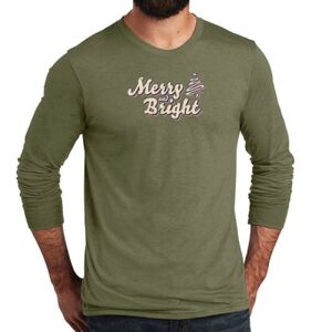 Unisex Tri Blend Long Sleeve Tee Thumbnail