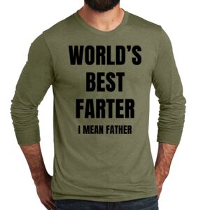 Unisex Tri Blend Long Sleeve Tee Thumbnail