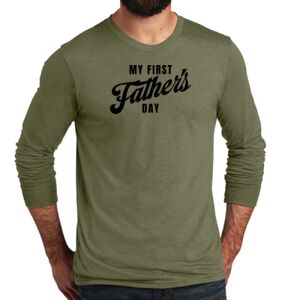 Unisex Tri Blend Long Sleeve Tee Thumbnail