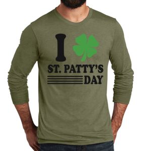 Unisex Tri Blend Long Sleeve Tee Thumbnail