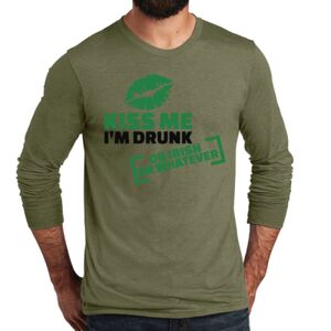 Unisex Tri Blend Long Sleeve Tee Thumbnail