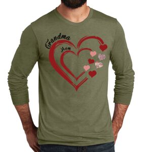 Unisex Tri Blend Long Sleeve Tee Thumbnail