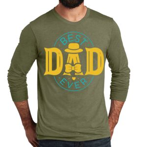 Unisex Tri Blend Long Sleeve Tee Thumbnail