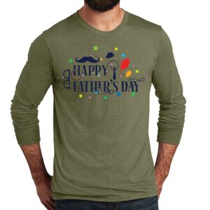 Unisex Tri Blend Long Sleeve Tee Thumbnail