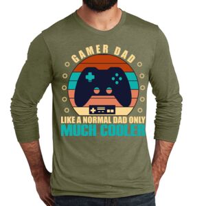 Unisex Tri Blend Long Sleeve Tee Thumbnail