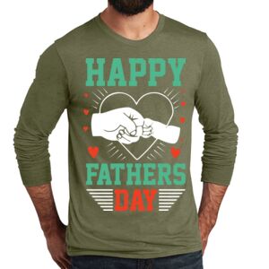 Unisex Tri Blend Long Sleeve Tee Thumbnail