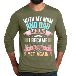 Unisex Tri Blend Long Sleeve Tee Thumbnail