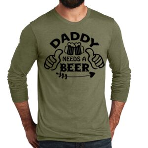 Unisex Tri Blend Long Sleeve Tee Thumbnail