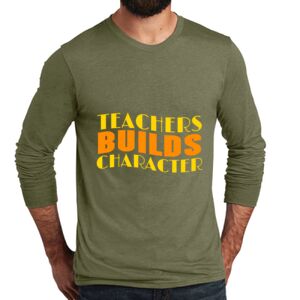 Unisex Tri Blend Long Sleeve Tee Thumbnail