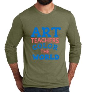 Unisex Tri Blend Long Sleeve Tee Thumbnail