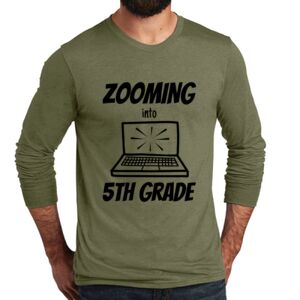 Unisex Tri Blend Long Sleeve Tee Thumbnail