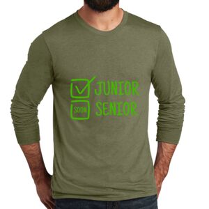 Unisex Tri Blend Long Sleeve Tee Thumbnail