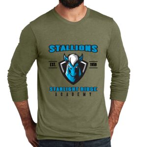 Unisex Tri Blend Long Sleeve Tee Thumbnail