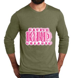 Unisex Tri Blend Long Sleeve Tee Thumbnail