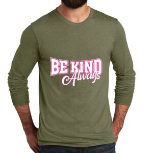 Unisex Tri Blend Long Sleeve Tee Thumbnail