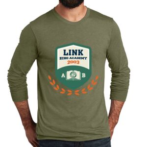 Unisex Tri Blend Long Sleeve Tee Thumbnail
