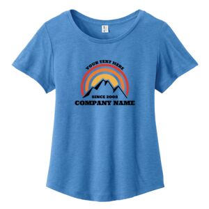 WOMEN'S RELAXED TRI-BLEND SCOOP NECK TEE Thumbnail