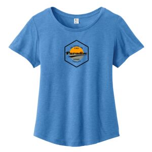 WOMEN'S RELAXED TRI-BLEND SCOOP NECK TEE Thumbnail