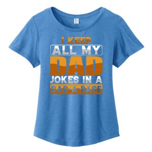 WOMEN'S RELAXED TRI-BLEND SCOOP NECK TEE Thumbnail